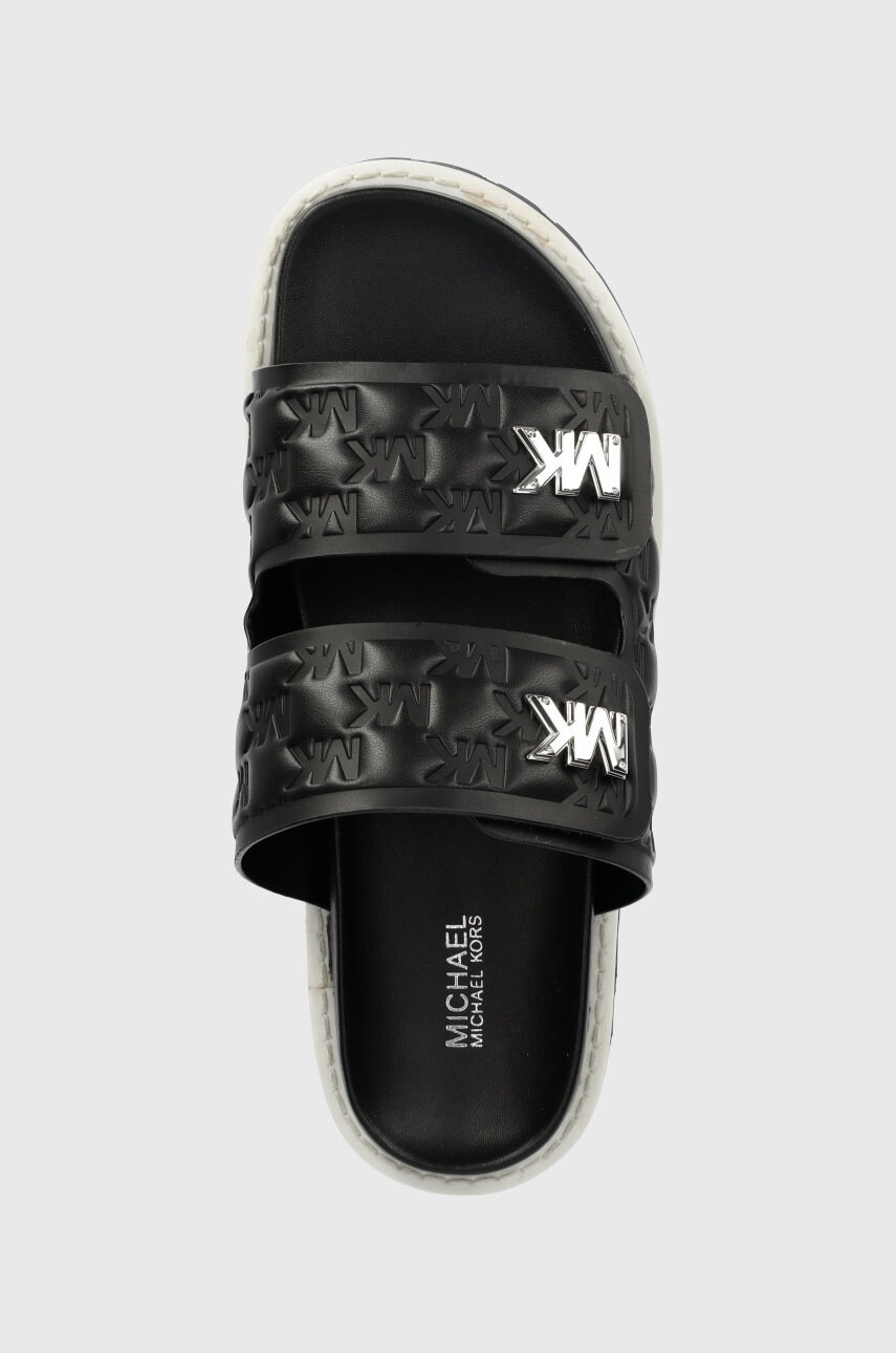 MICHAEL Michael Kors Чехли Michael Kors Stark Slide дамски в черно - Pepit.bg