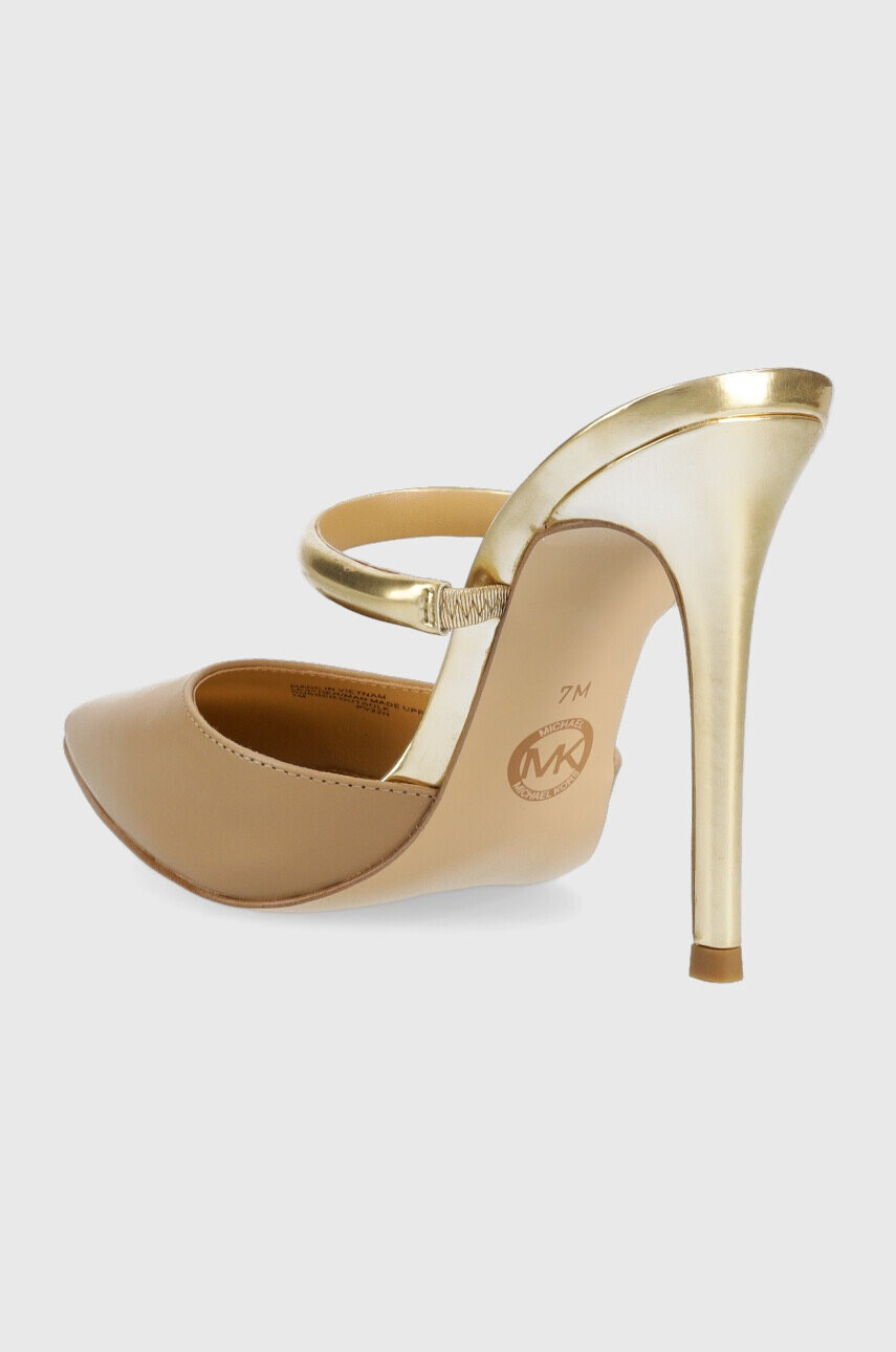 MICHAEL Michael Kors Чехли Jessa в бежово с ток стилето - Pepit.bg