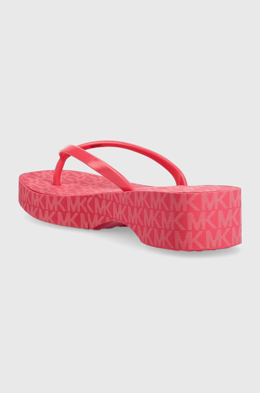 MICHAEL Michael Kors Джапанки Lilo в розово с платформа 40S3KIFA1Q - Pepit.bg