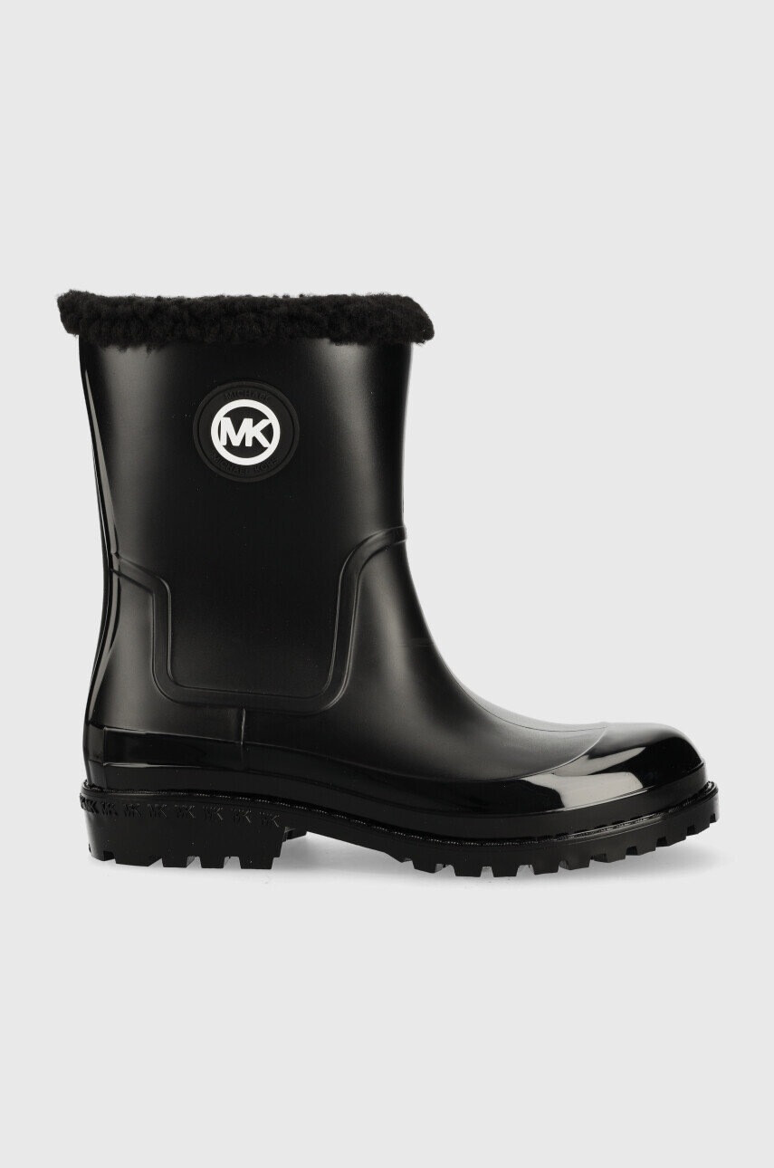 MICHAEL Michael Kors Гумени ботуши Montaigne в черно - Pepit.bg