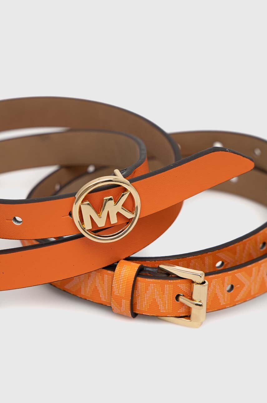 MICHAEL Michael Kors Колан (2 броя) дамски в оранжево - Pepit.bg
