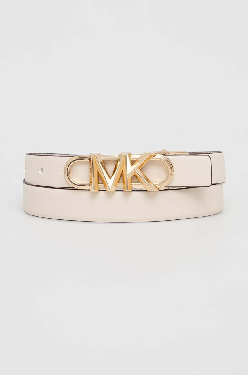 MICHAEL Michael Kors Колан с две лица дамски в бяло - Pepit.bg