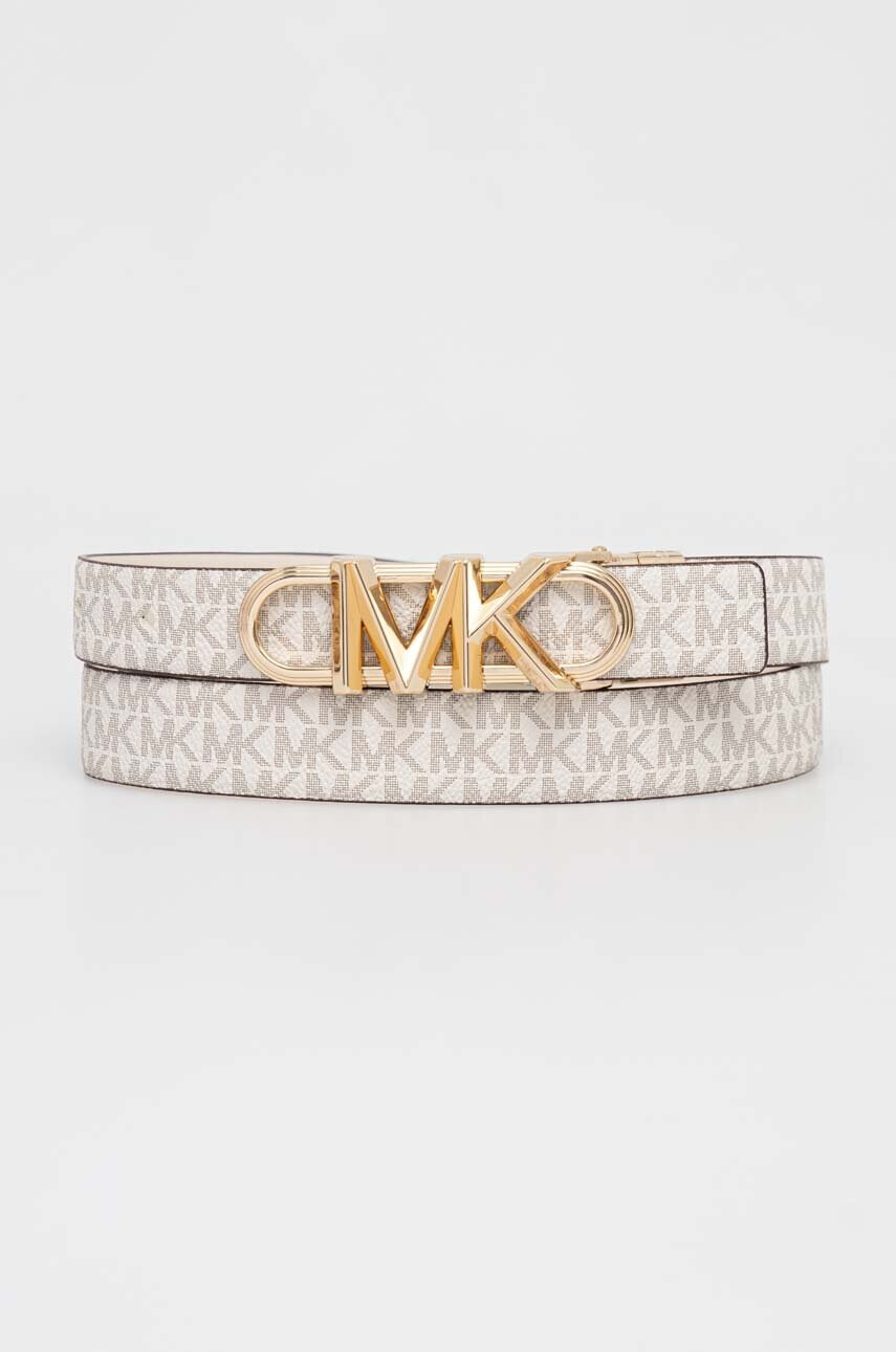 MICHAEL Michael Kors Колан с две лица дамски в бяло - Pepit.bg