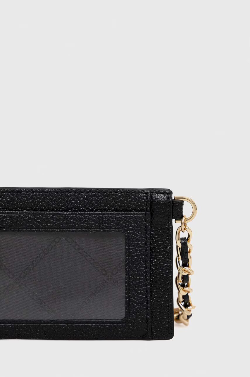 MICHAEL Michael Kors Кожен калъф за карти дамски в черно - Pepit.bg