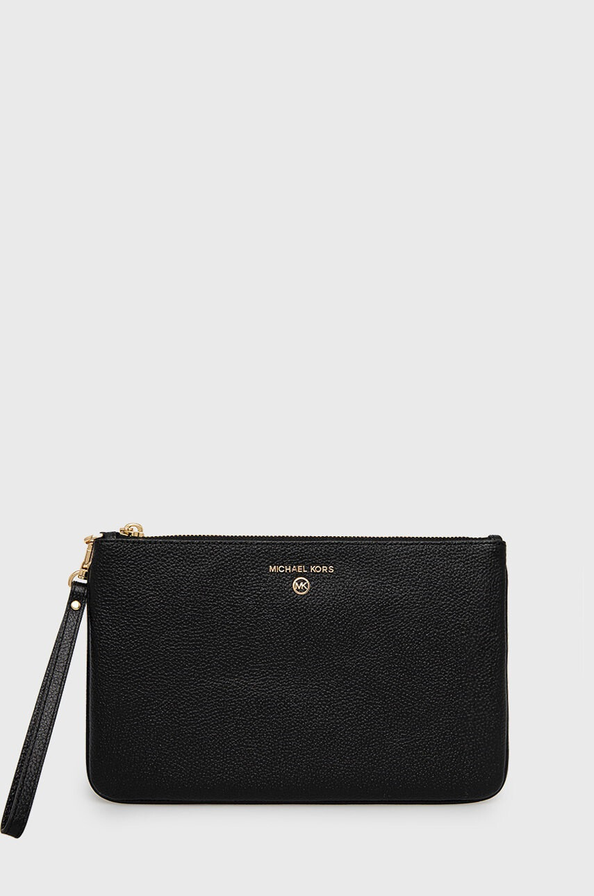 MICHAEL Michael Kors Кожен клъч в черно - Pepit.bg