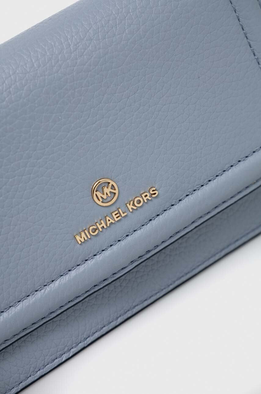 MICHAEL Michael Kors Кожен клъч в синьо - Pepit.bg