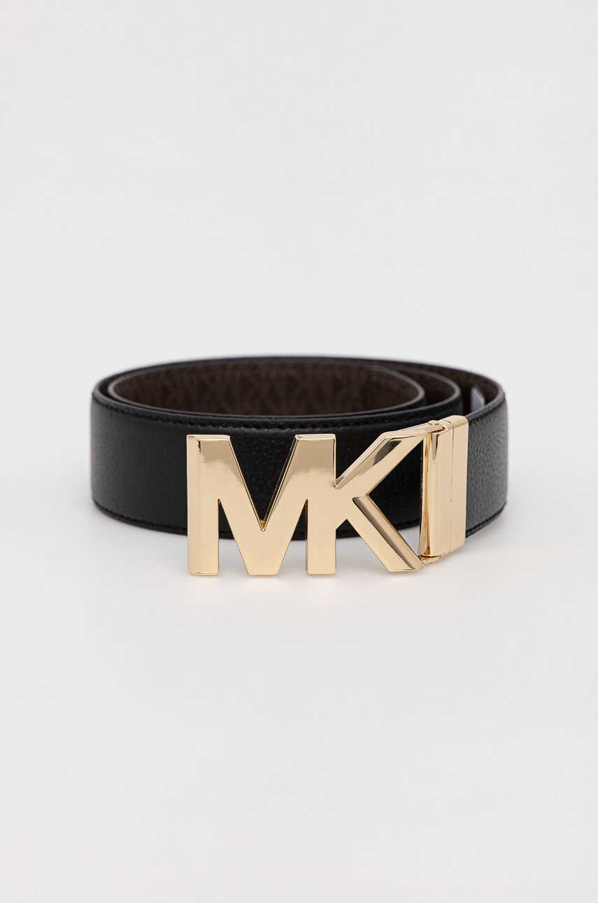 MICHAEL Michael Kors Кожен колан с две лица дамски в черно - Pepit.bg