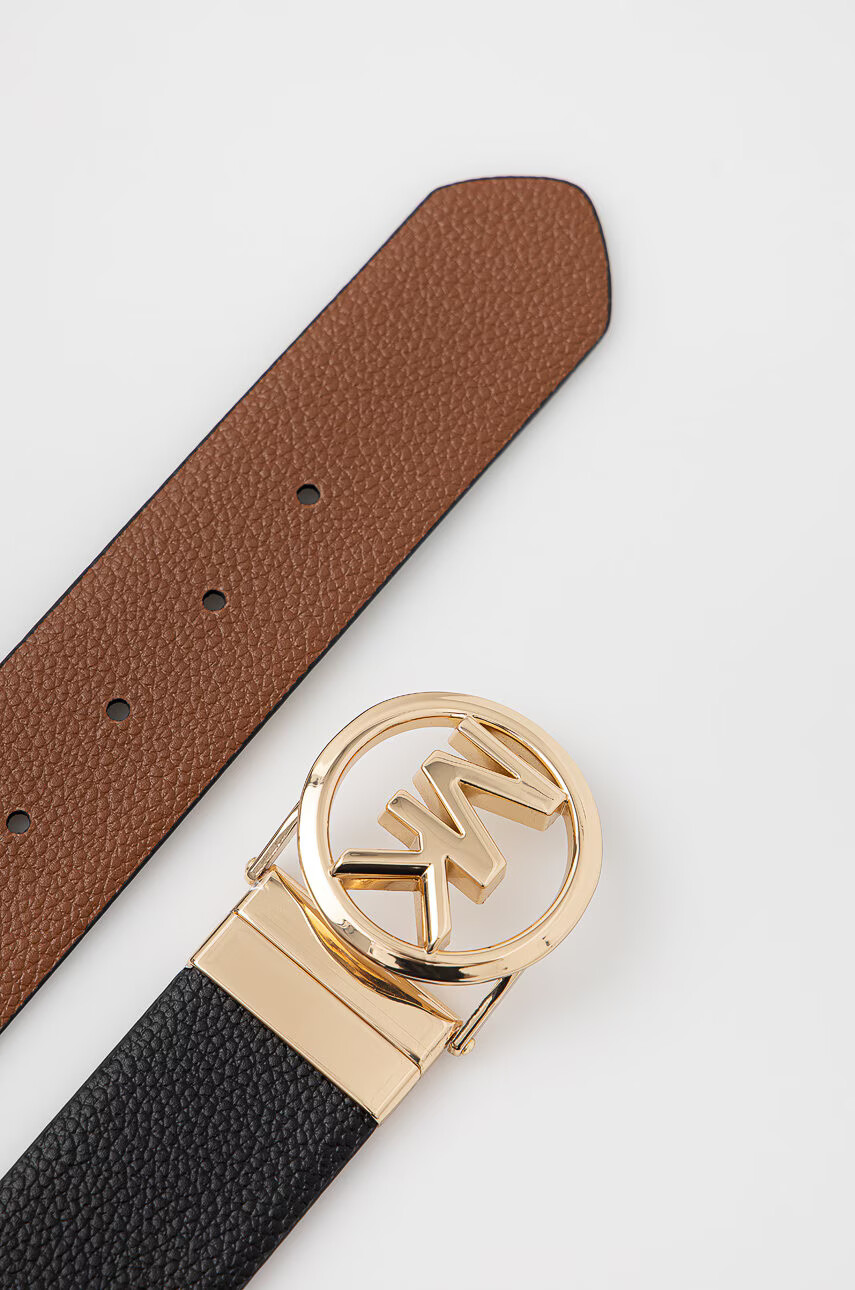 MICHAEL Michael Kors Кожен колан с две лица дамски в черно - Pepit.bg