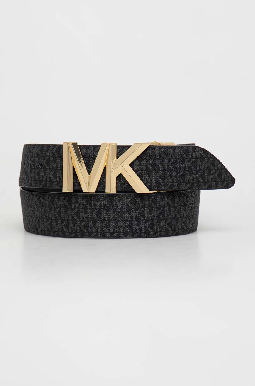 MICHAEL Michael Kors Кожен колан с две лица дамски в черно - Pepit.bg