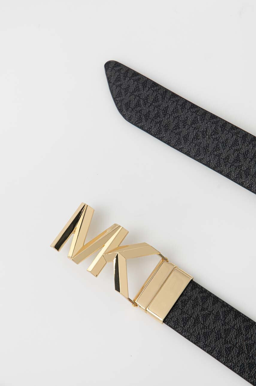 MICHAEL Michael Kors Кожен колан с две лица дамски в черно - Pepit.bg