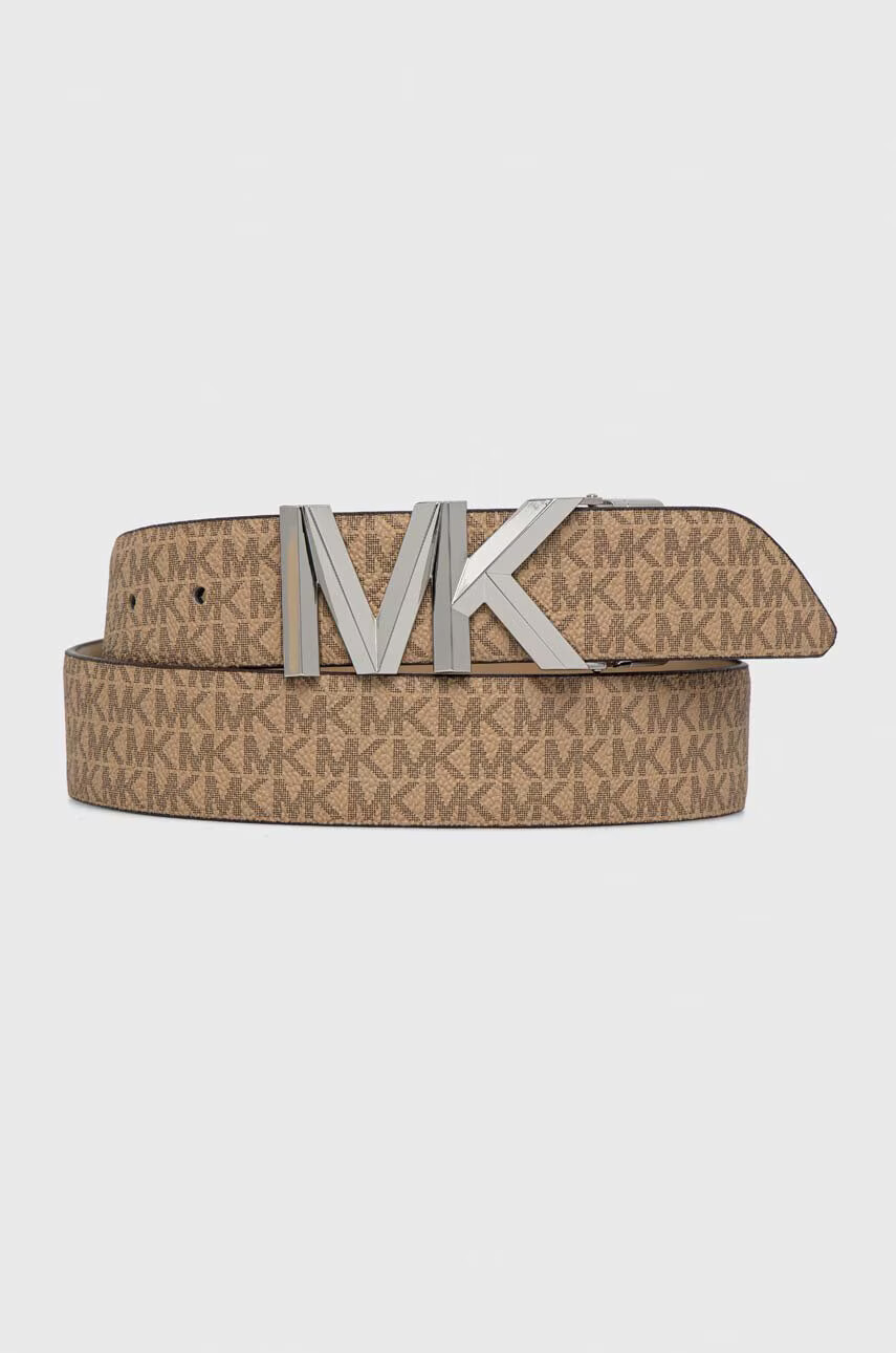 MICHAEL Michael Kors Кожен колан с две лица дамски в бяло - Pepit.bg