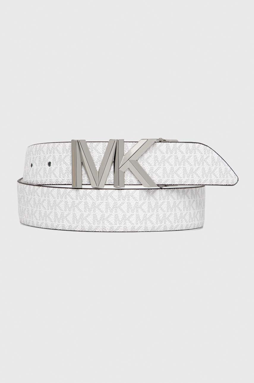 MICHAEL Michael Kors Кожен колан с две лица дамски в бяло - Pepit.bg