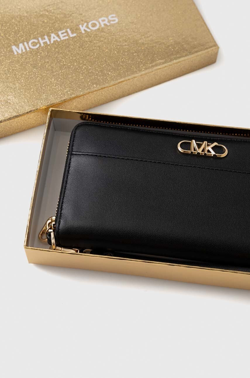 MICHAEL Michael Kors Кожен портфейл дамски в черно - Pepit.bg