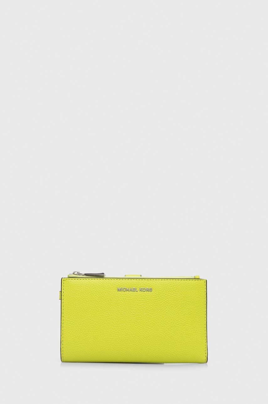 MICHAEL Michael Kors Кожен портфейл дамски в зелено - Pepit.bg