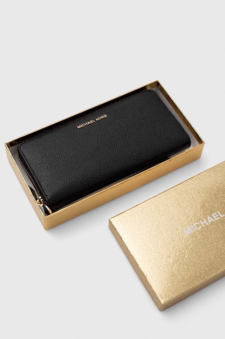 MICHAEL Michael Kors Кожен портфейл дамски в черно - Pepit.bg