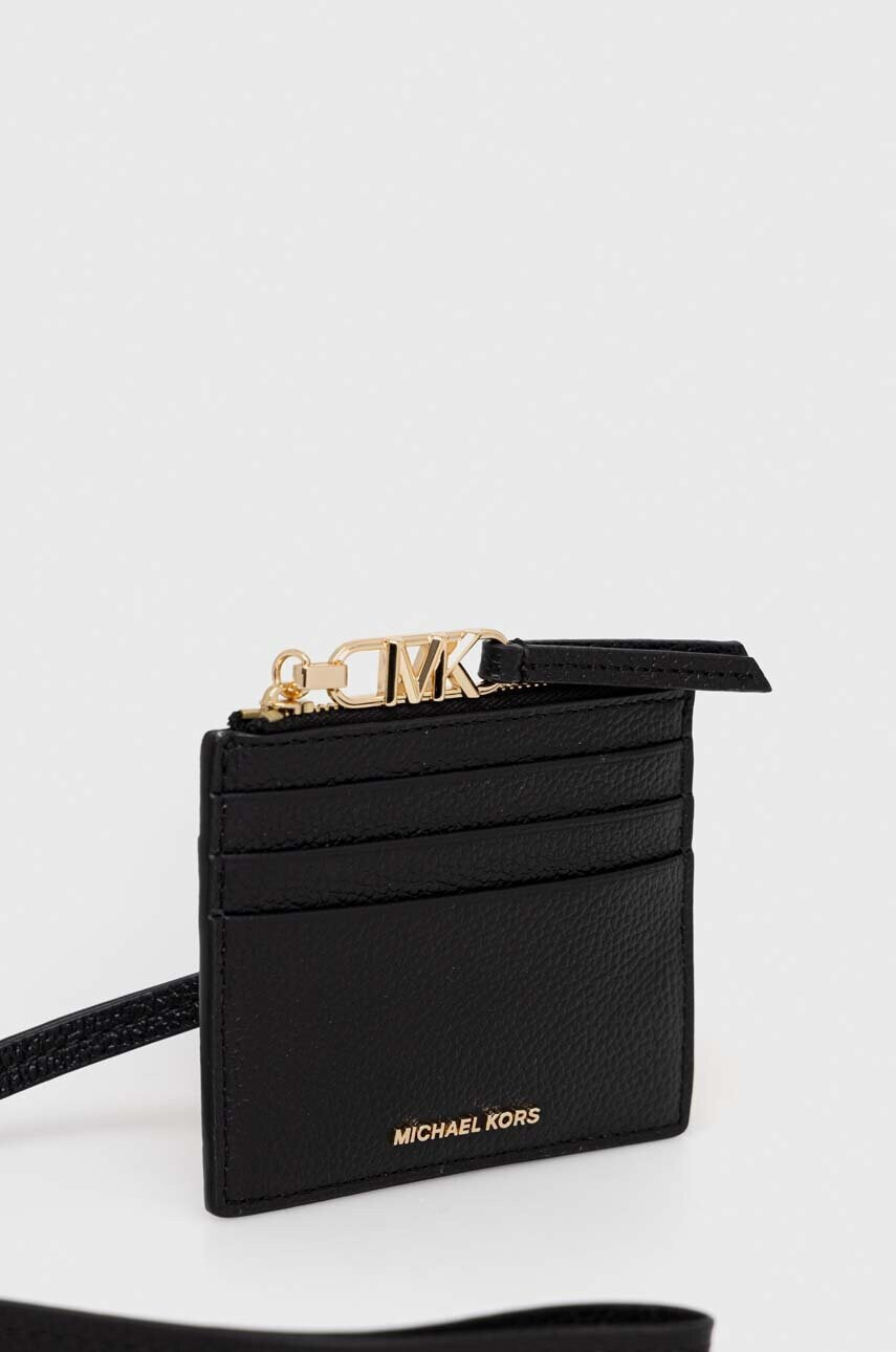 MICHAEL Michael Kors Кожен портфейл дамски в черно - Pepit.bg