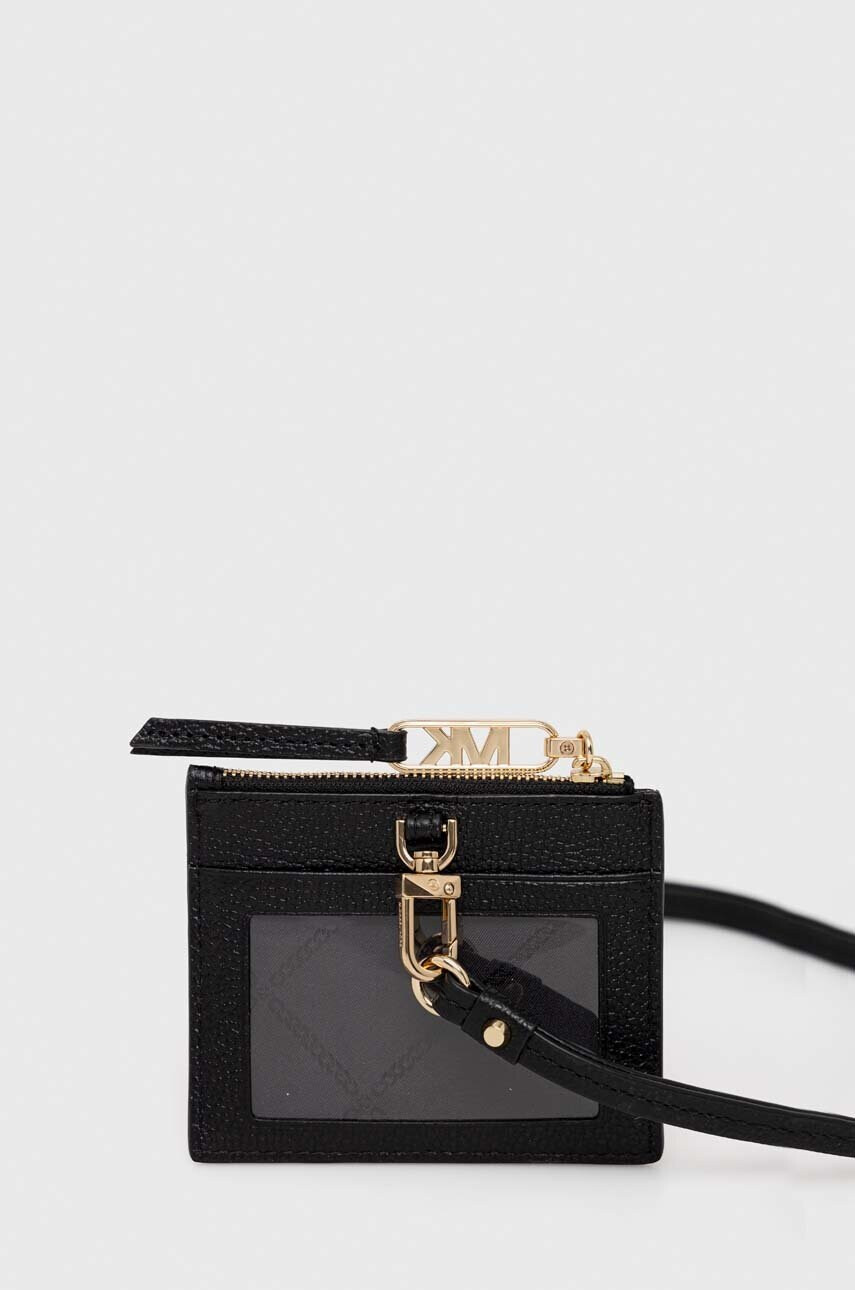MICHAEL Michael Kors Кожен портфейл дамски в черно - Pepit.bg