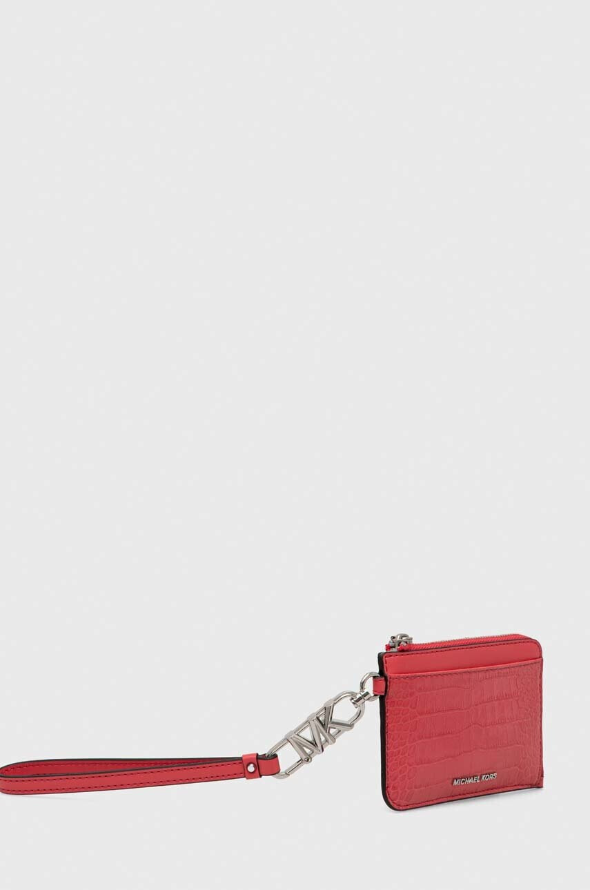MICHAEL Michael Kors Кожен портфейл дамски в розово - Pepit.bg