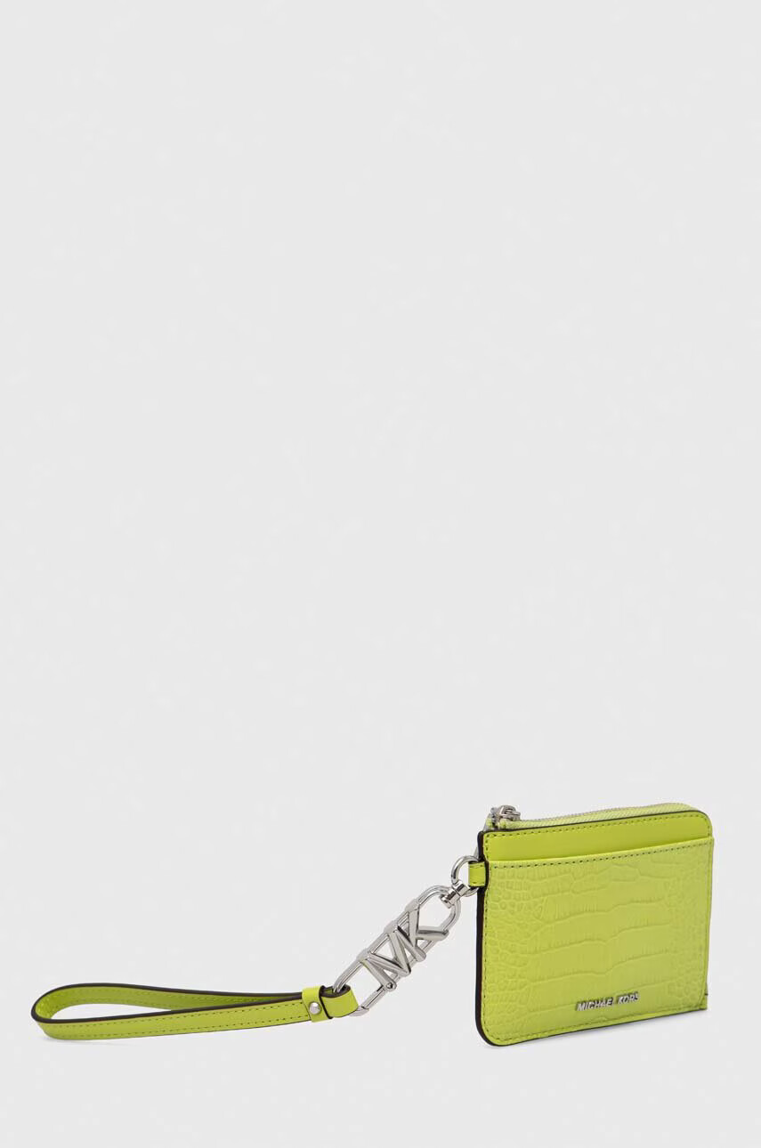 MICHAEL Michael Kors Кожен портфейл дамски в зелено - Pepit.bg