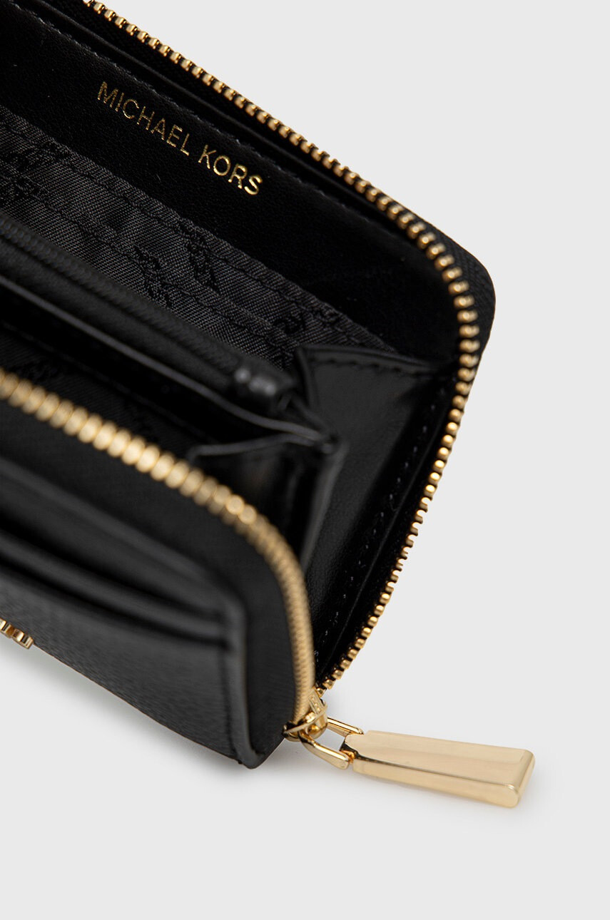 MICHAEL Michael Kors Кожен портфейл дамски в черно - Pepit.bg