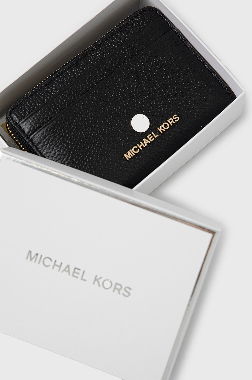 MICHAEL Michael Kors Кожен портфейл дамски в черно - Pepit.bg