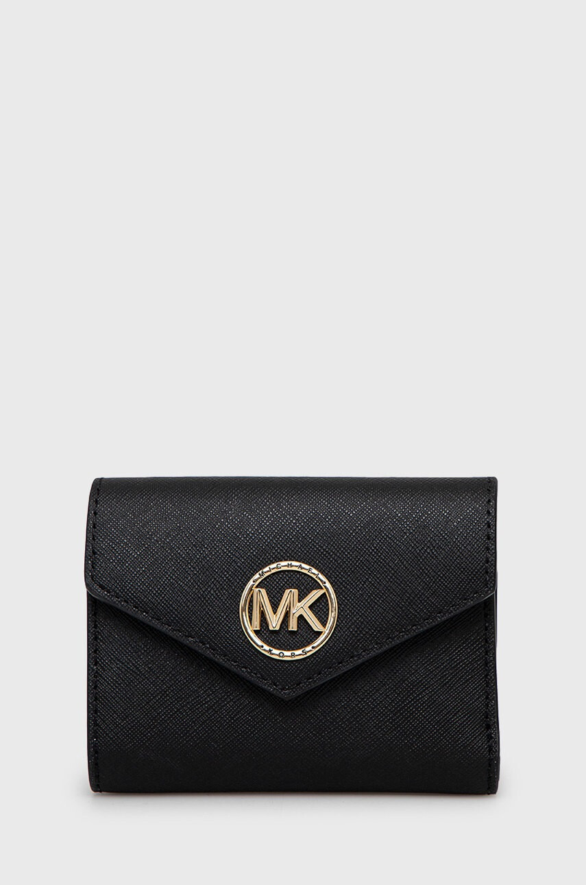 MICHAEL Michael Kors Кожен портфейл дамски в черно - Pepit.bg