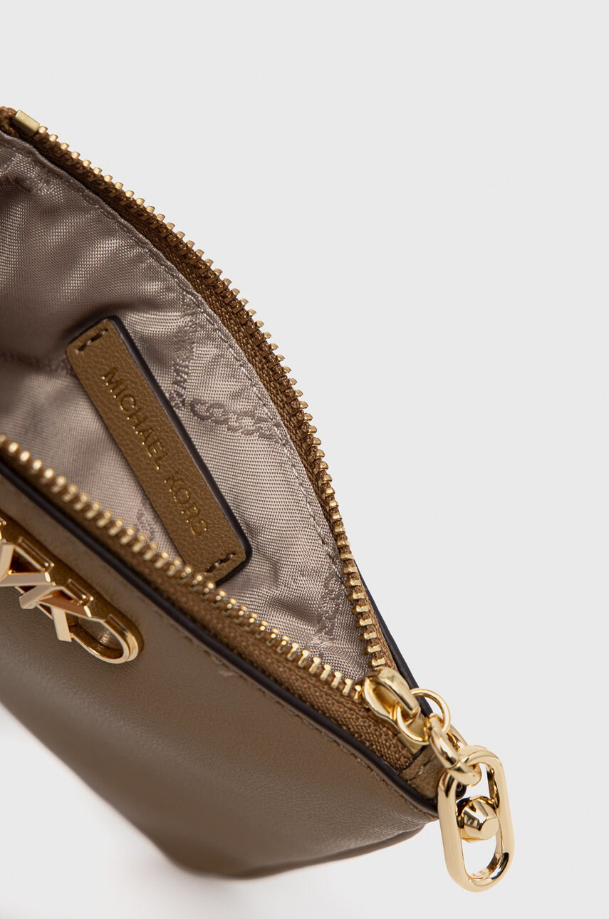 MICHAEL Michael Kors Кожен портфейл дамски в оранжево - Pepit.bg
