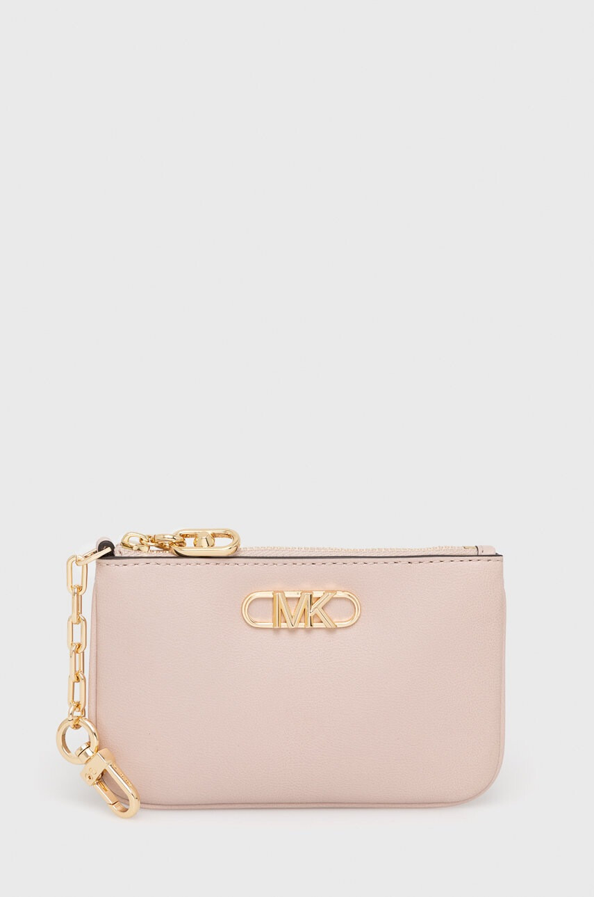 MICHAEL Michael Kors Кожен портфейл дамски в розово - Pepit.bg