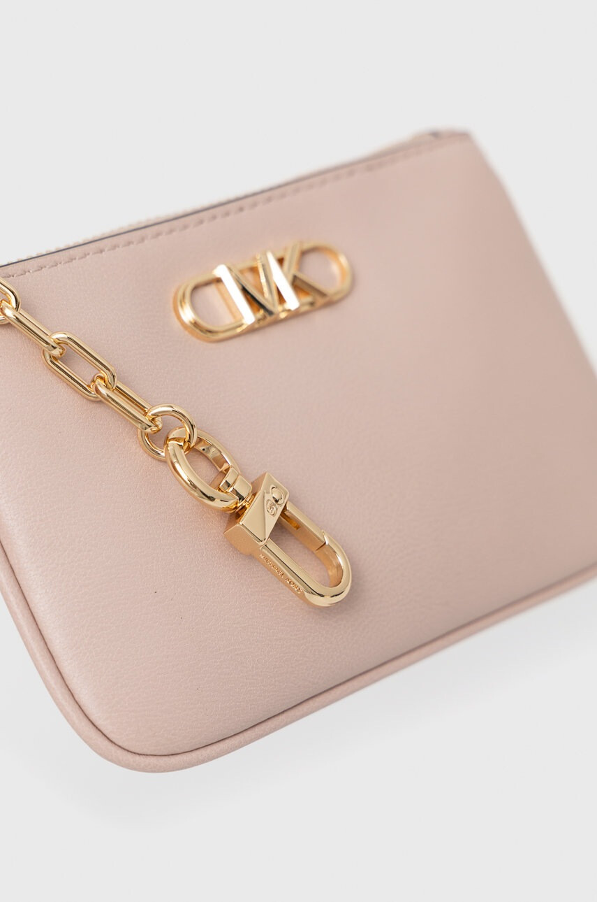 MICHAEL Michael Kors Кожен портфейл дамски в розово - Pepit.bg