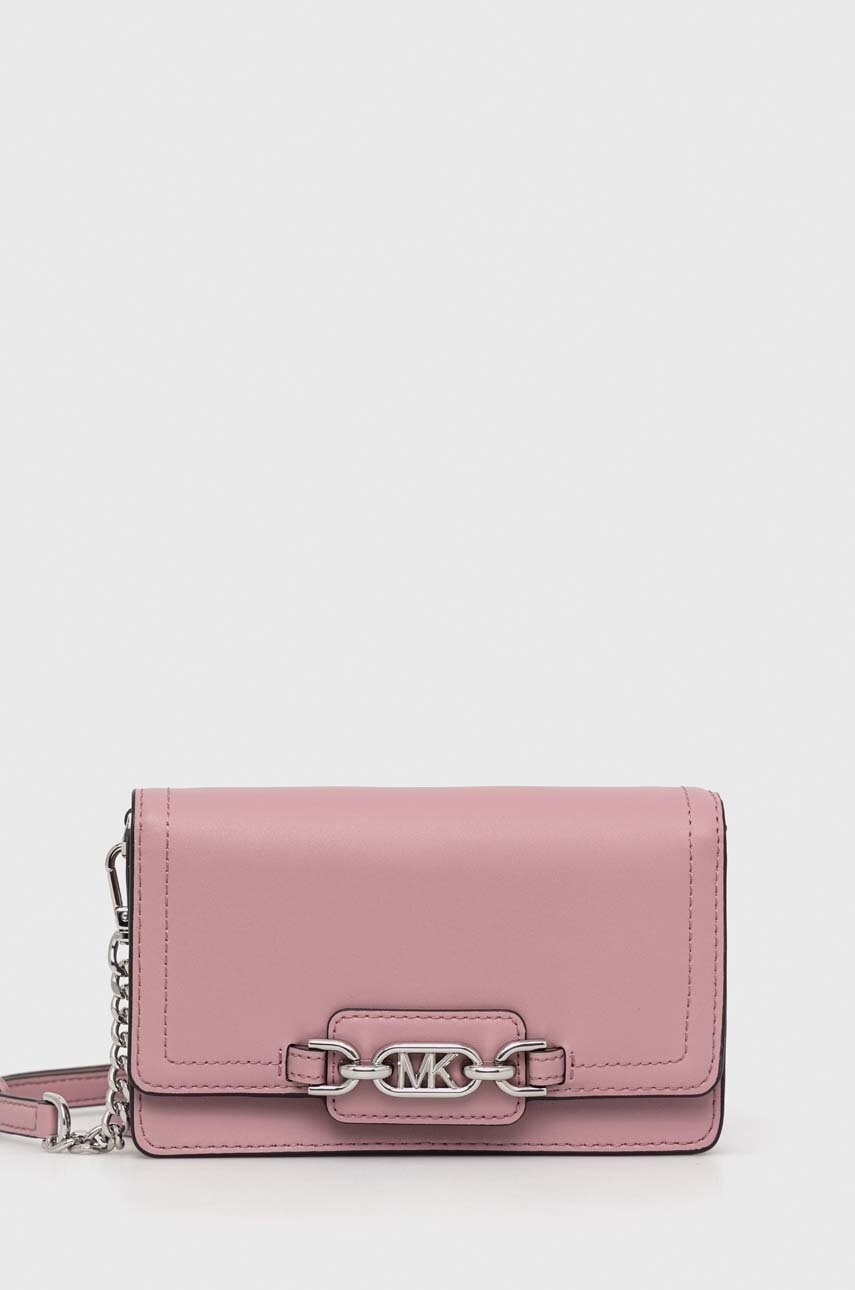 MICHAEL Michael Kors Кожен портфейл в розово - Pepit.bg