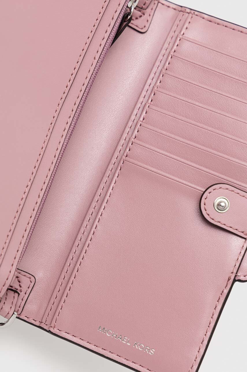 MICHAEL Michael Kors Кожен портфейл в розово - Pepit.bg