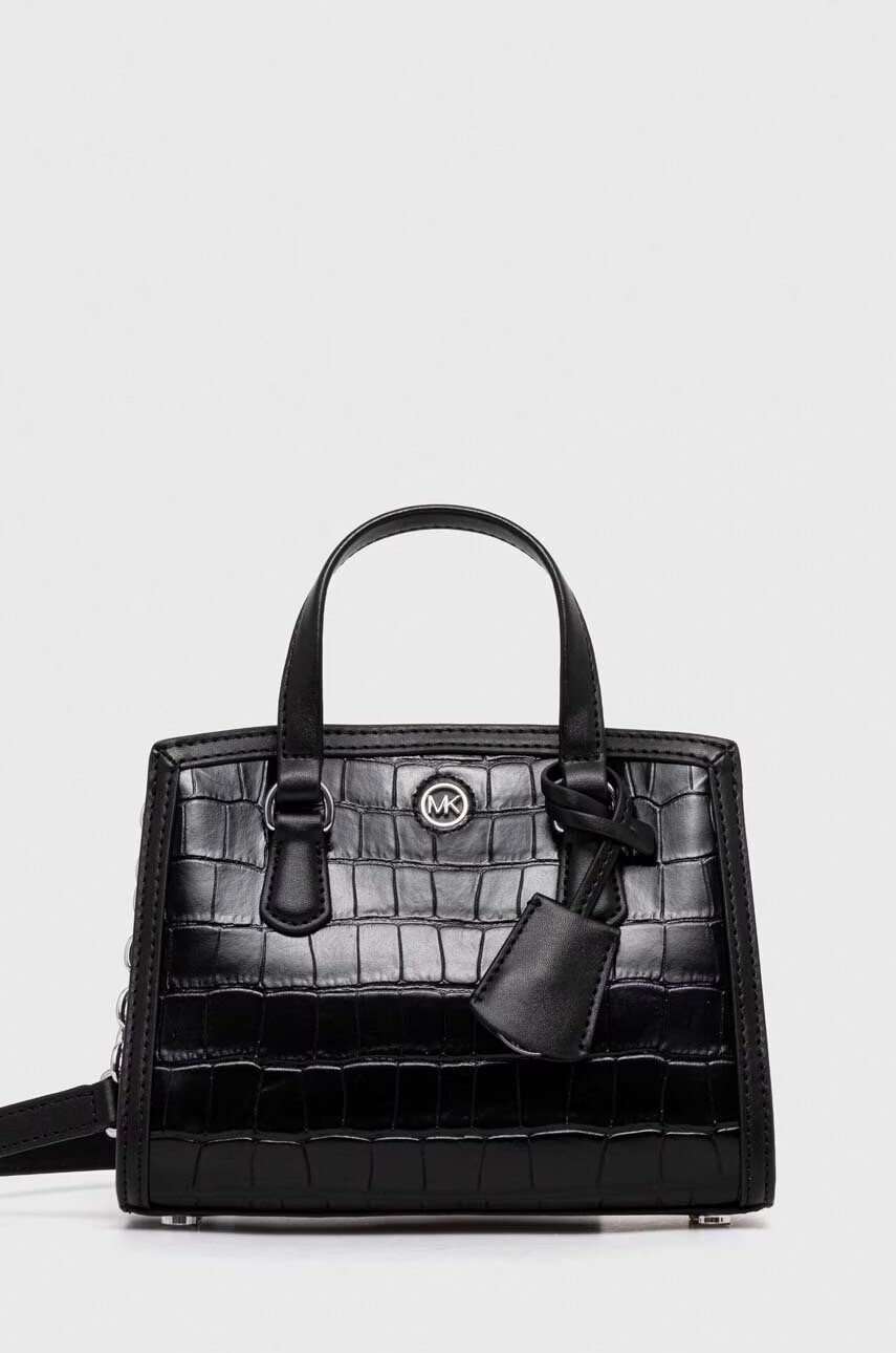 MICHAEL Michael Kors Кожена чанта в черно - Pepit.bg
