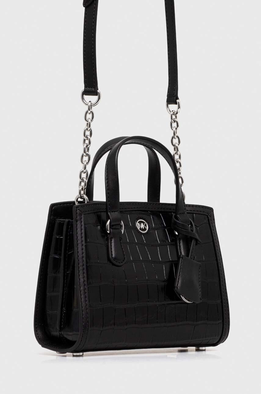 MICHAEL Michael Kors Кожена чанта в черно - Pepit.bg