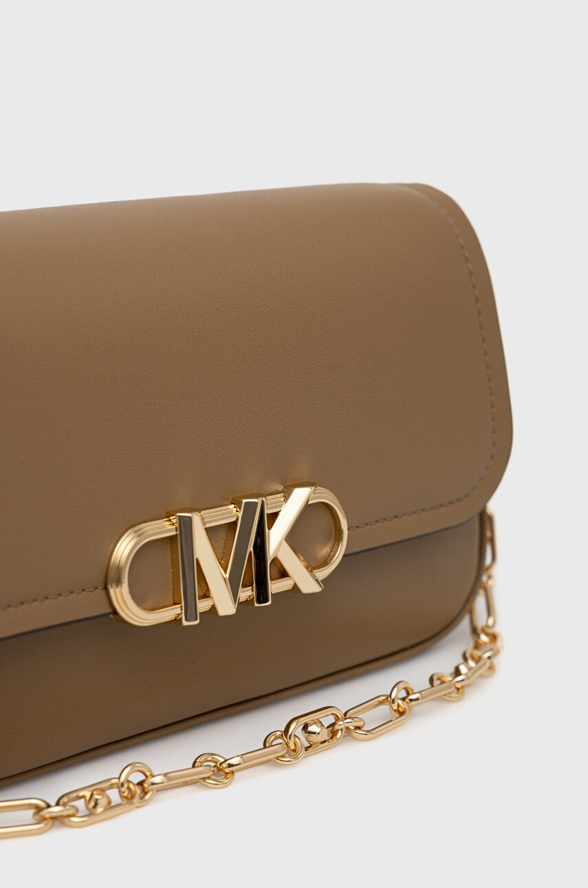 MICHAEL Michael Kors Кожена чанта в кафяво - Pepit.bg