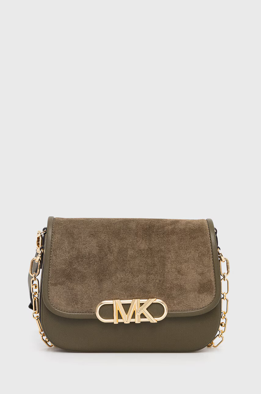 MICHAEL Michael Kors Кожена чанта в зелено - Pepit.bg