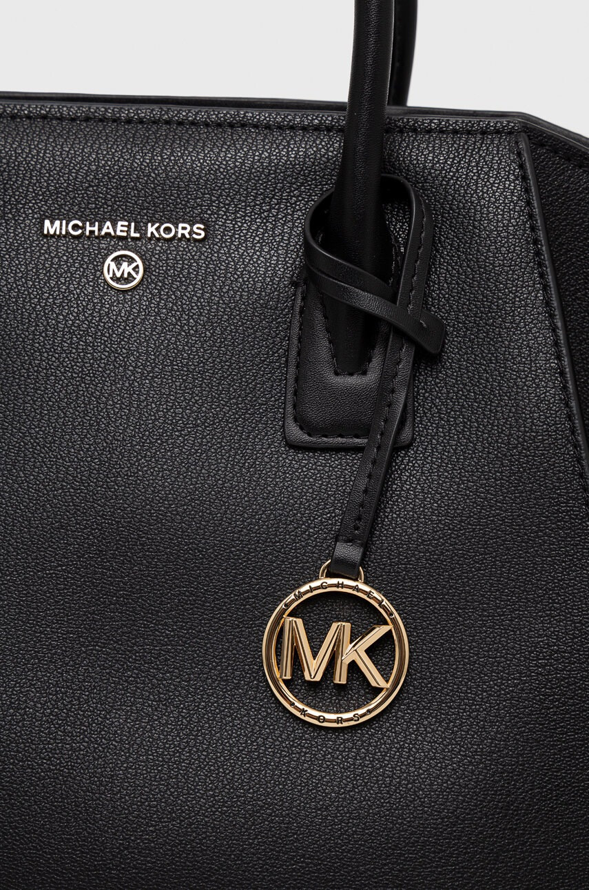 MICHAEL Michael Kors Кожена чанта в черно - Pepit.bg