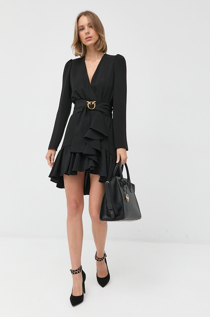 MICHAEL Michael Kors Кожена чанта в черно - Pepit.bg