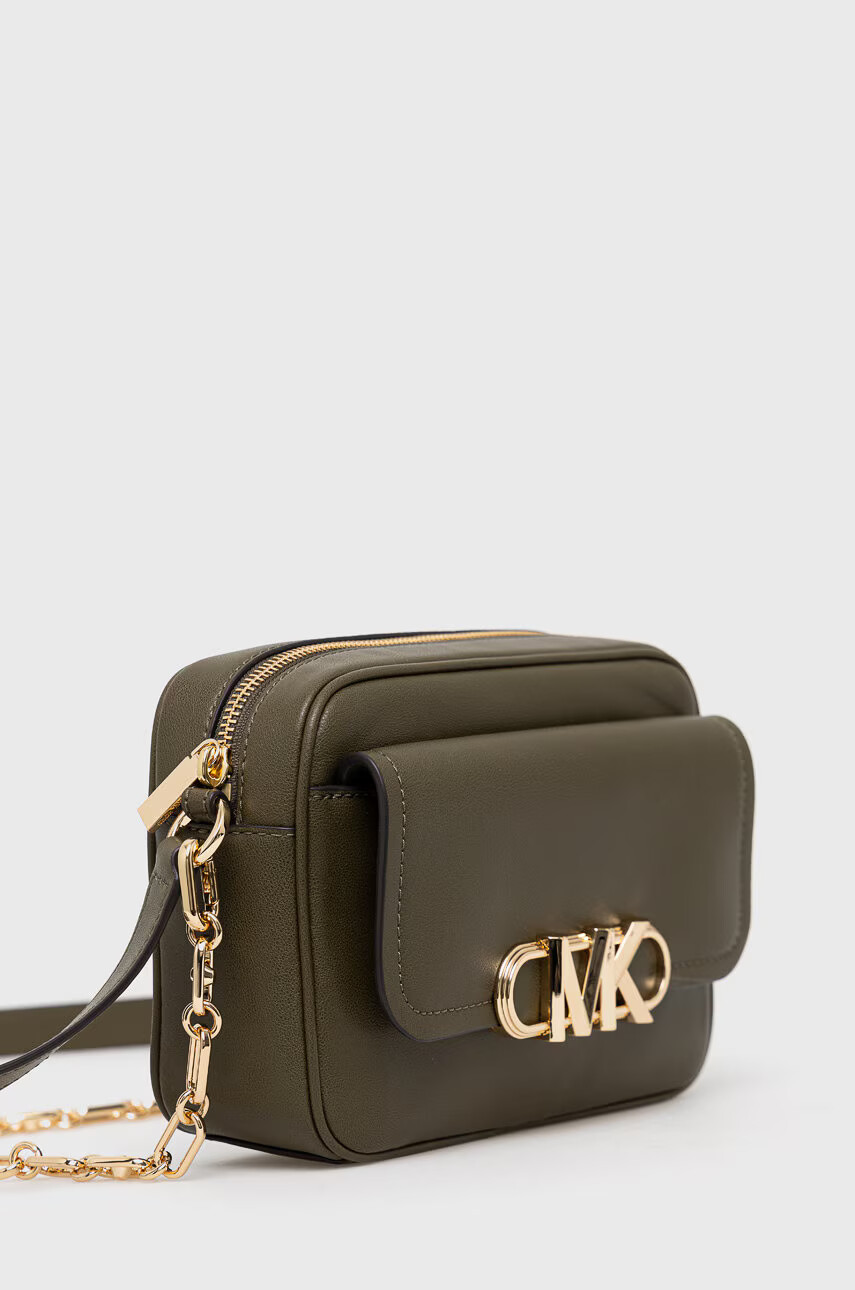 MICHAEL Michael Kors Кожена чанта в зелено - Pepit.bg