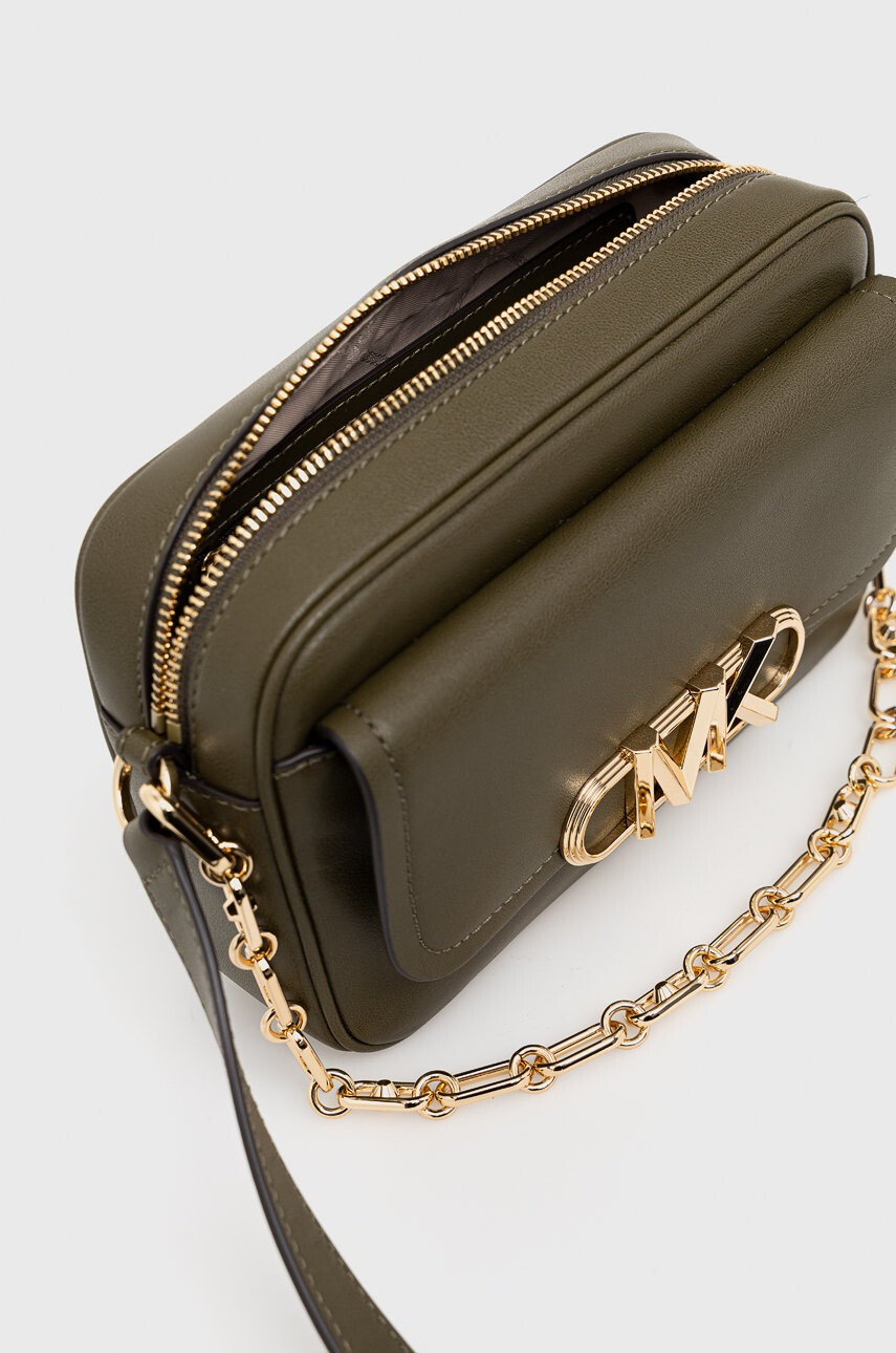 MICHAEL Michael Kors Кожена чанта в зелено - Pepit.bg