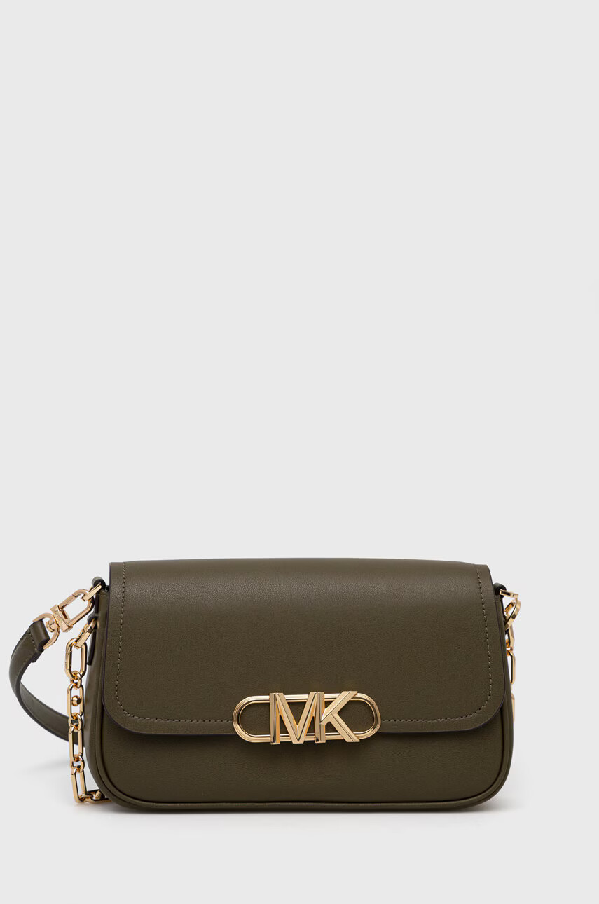 MICHAEL Michael Kors Кожена чанта в зелено - Pepit.bg