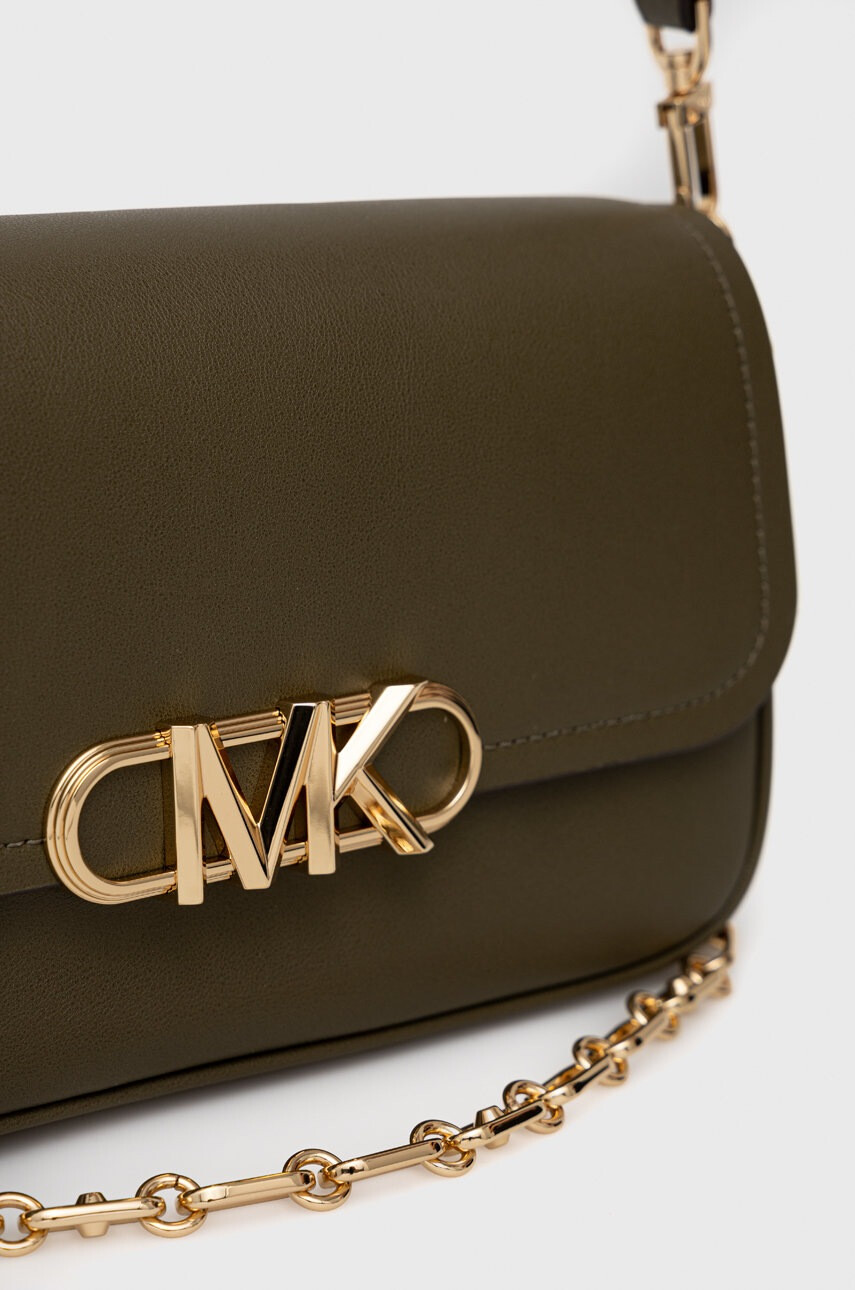 MICHAEL Michael Kors Кожена чанта в зелено - Pepit.bg