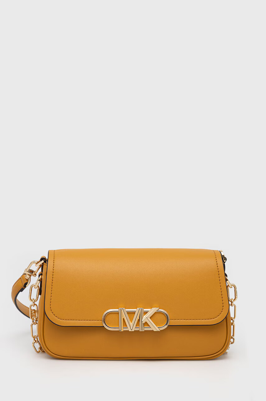 MICHAEL Michael Kors Кожена чанта в жълто - Pepit.bg
