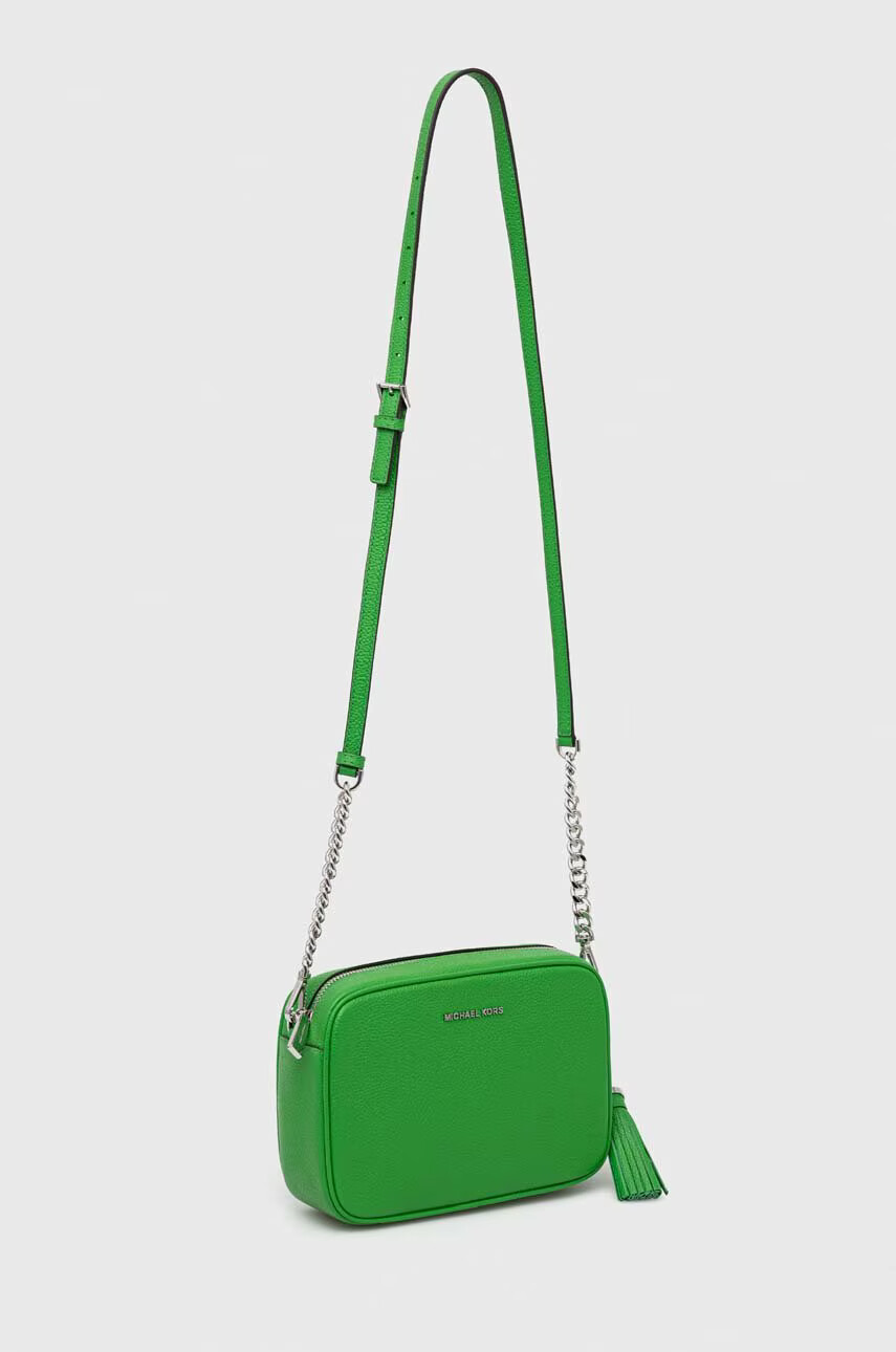 MICHAEL Michael Kors Кожена чанта в зелено - Pepit.bg