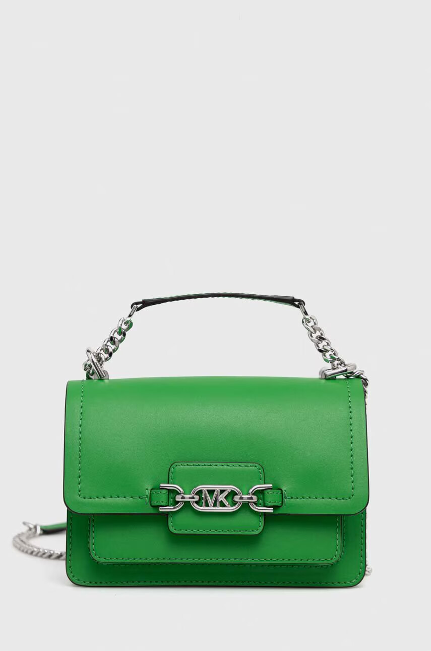 MICHAEL Michael Kors Кожена чанта в зелено - Pepit.bg