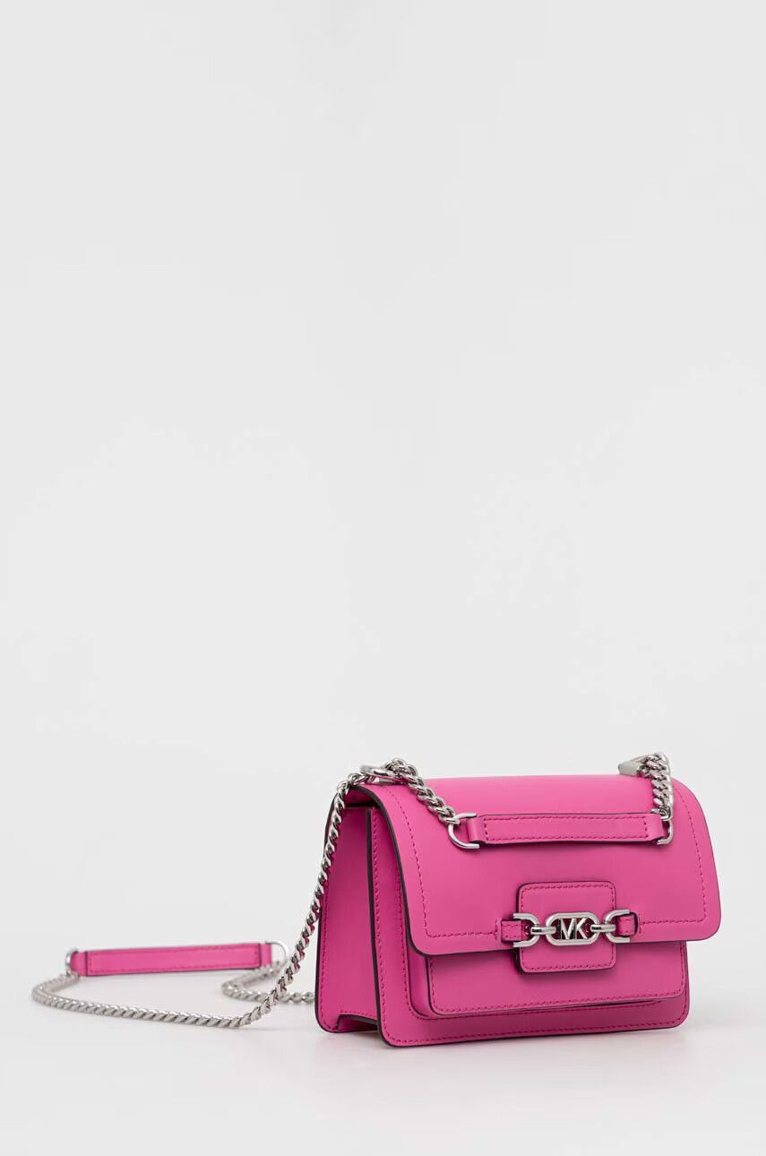 MICHAEL Michael Kors Кожена чанта в розово - Pepit.bg