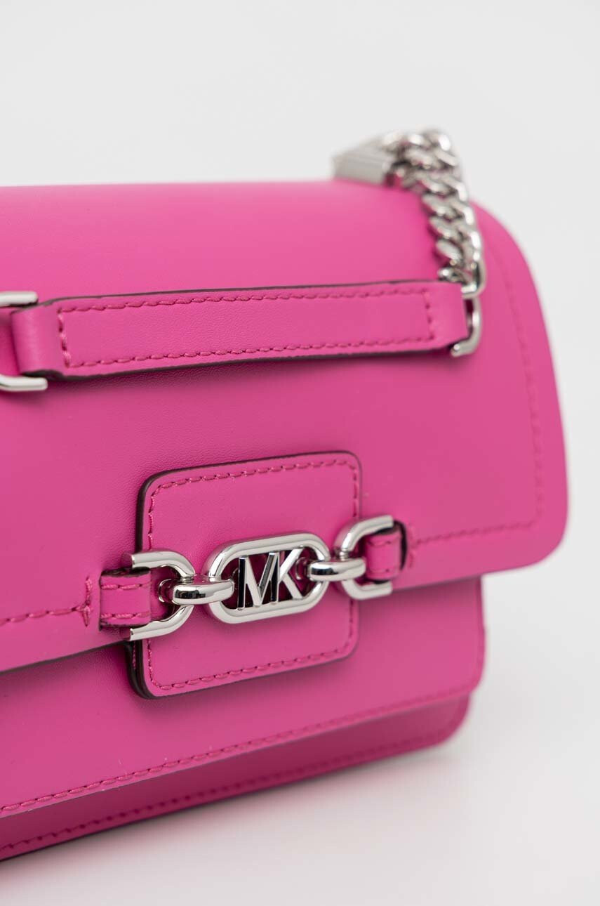 MICHAEL Michael Kors Кожена чанта в розово - Pepit.bg