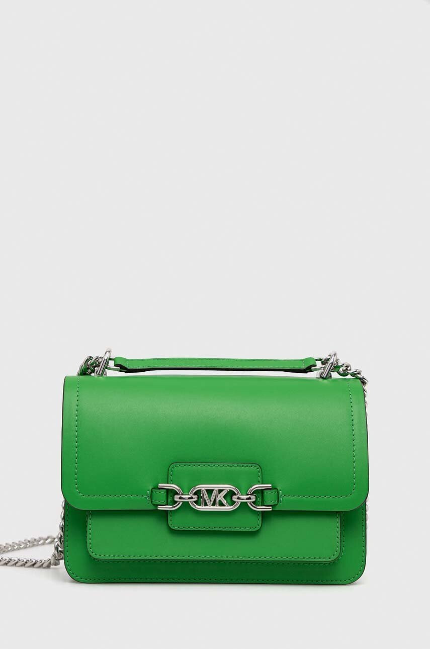 MICHAEL Michael Kors Кожена чанта в зелено - Pepit.bg