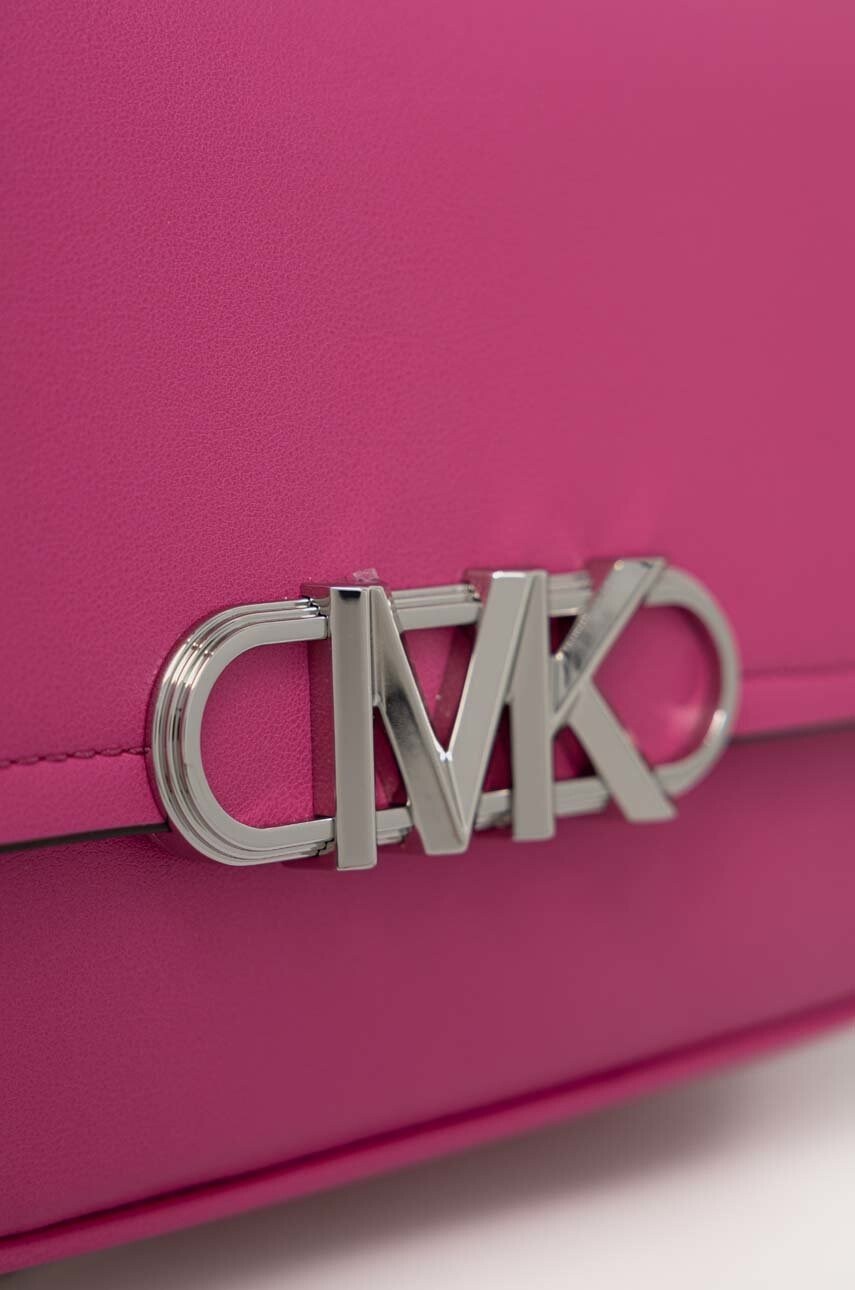 MICHAEL Michael Kors Кожена чанта в розово - Pepit.bg