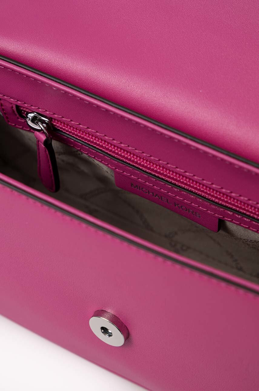 MICHAEL Michael Kors Кожена чанта в розово - Pepit.bg