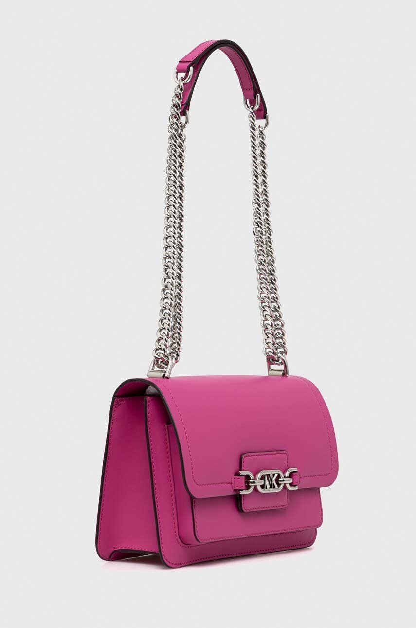 MICHAEL Michael Kors Кожена чанта в розово - Pepit.bg